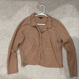 Adrianna Papell Tan Knit Top